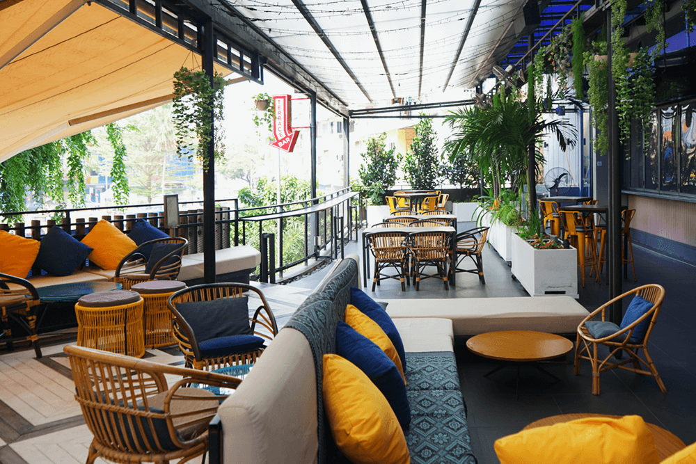 Cosy Terrace event space at KL Journal Hotel