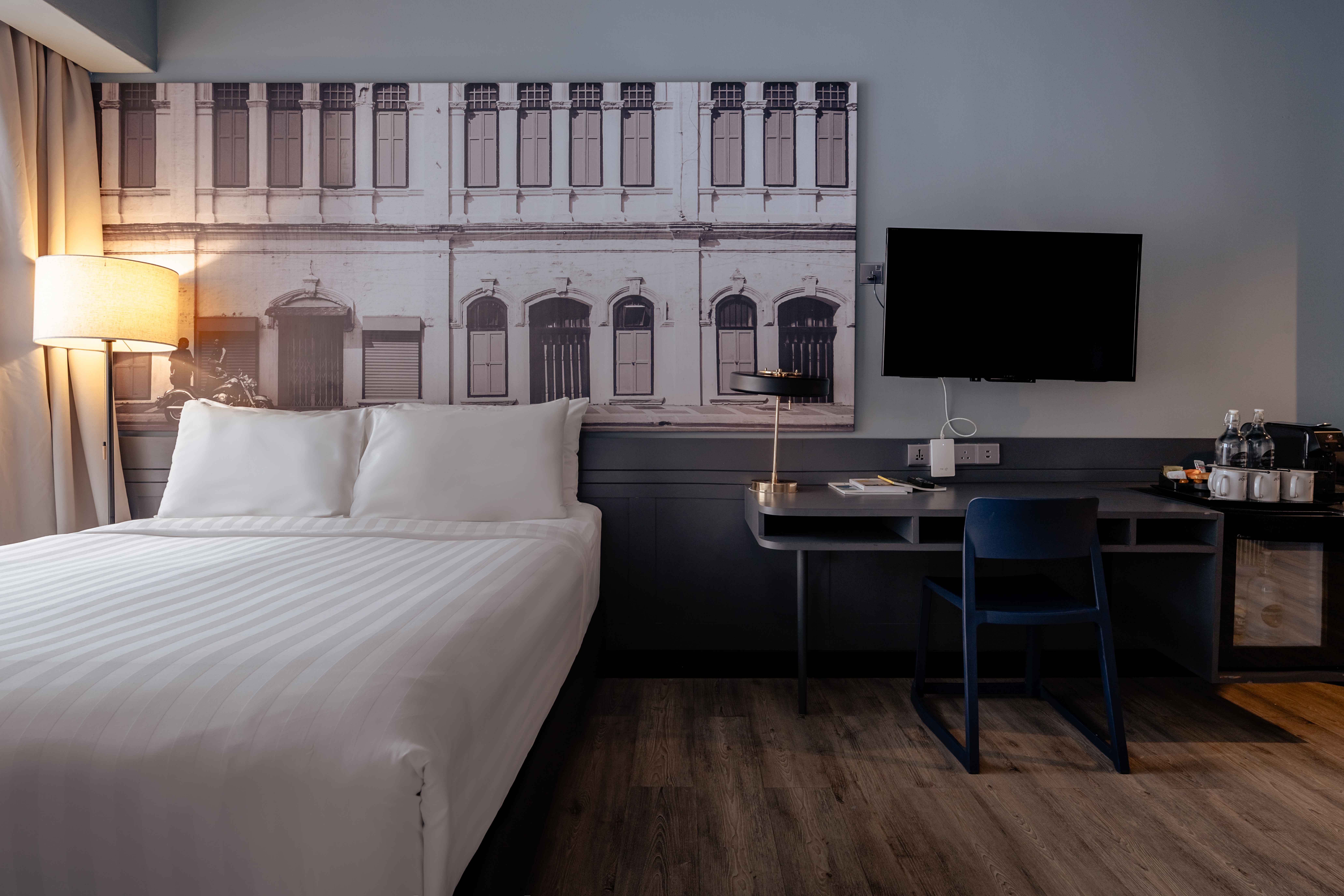 Family  room with daytime view at KL Journal Hotel
