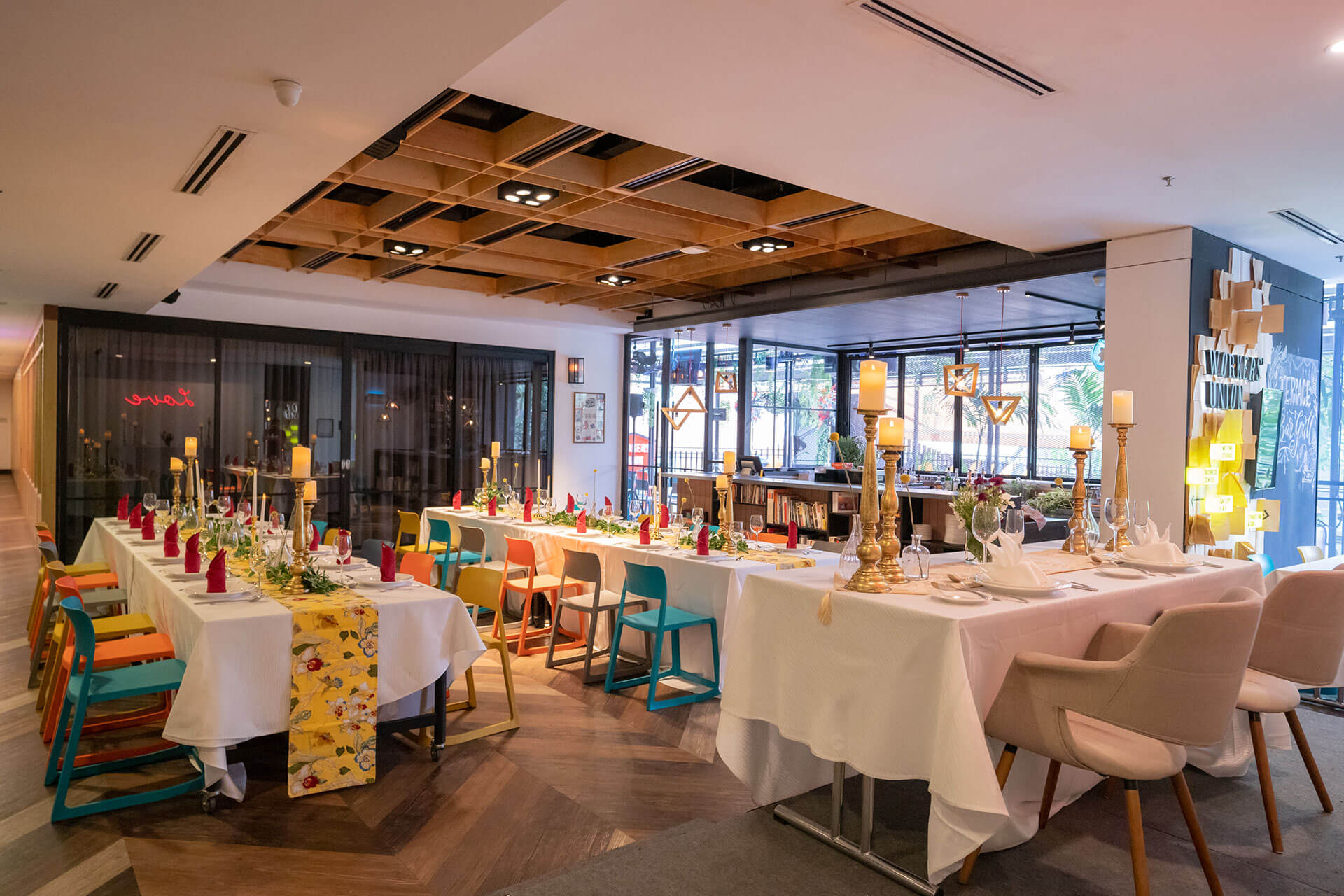 Stylish indoor wedding venue Stylish indoor wedding venue of KL Journal Hotel