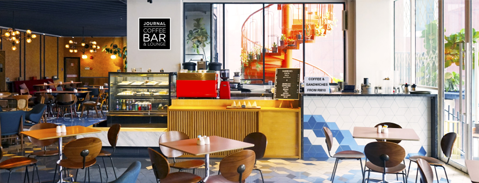 Stylish coffee bar Stylish coffee bar at KL Journal hotel