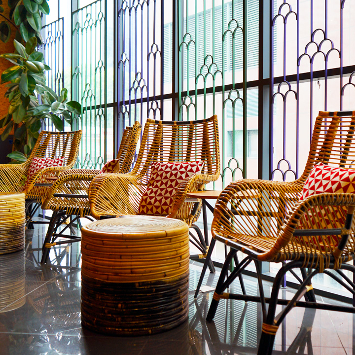 Interior of Coffe bar at KL Journal Hotel