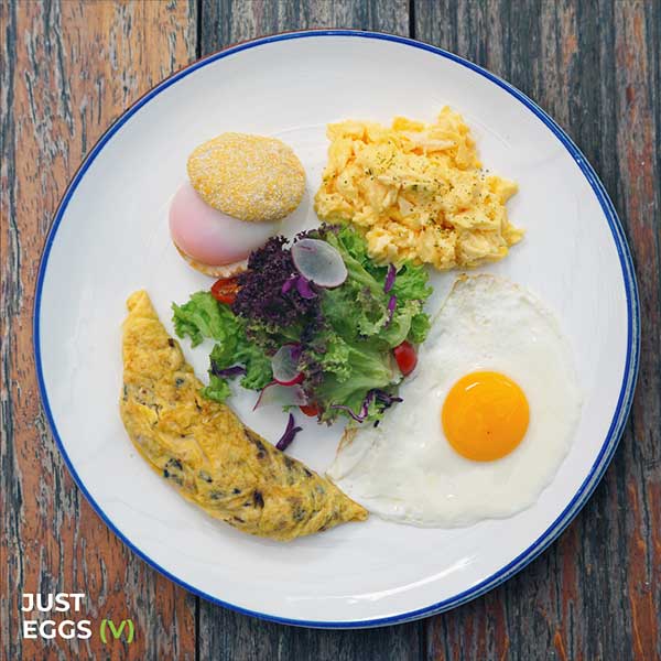 Breakfast dish Breakfast dish offered at KL Journal Hotel