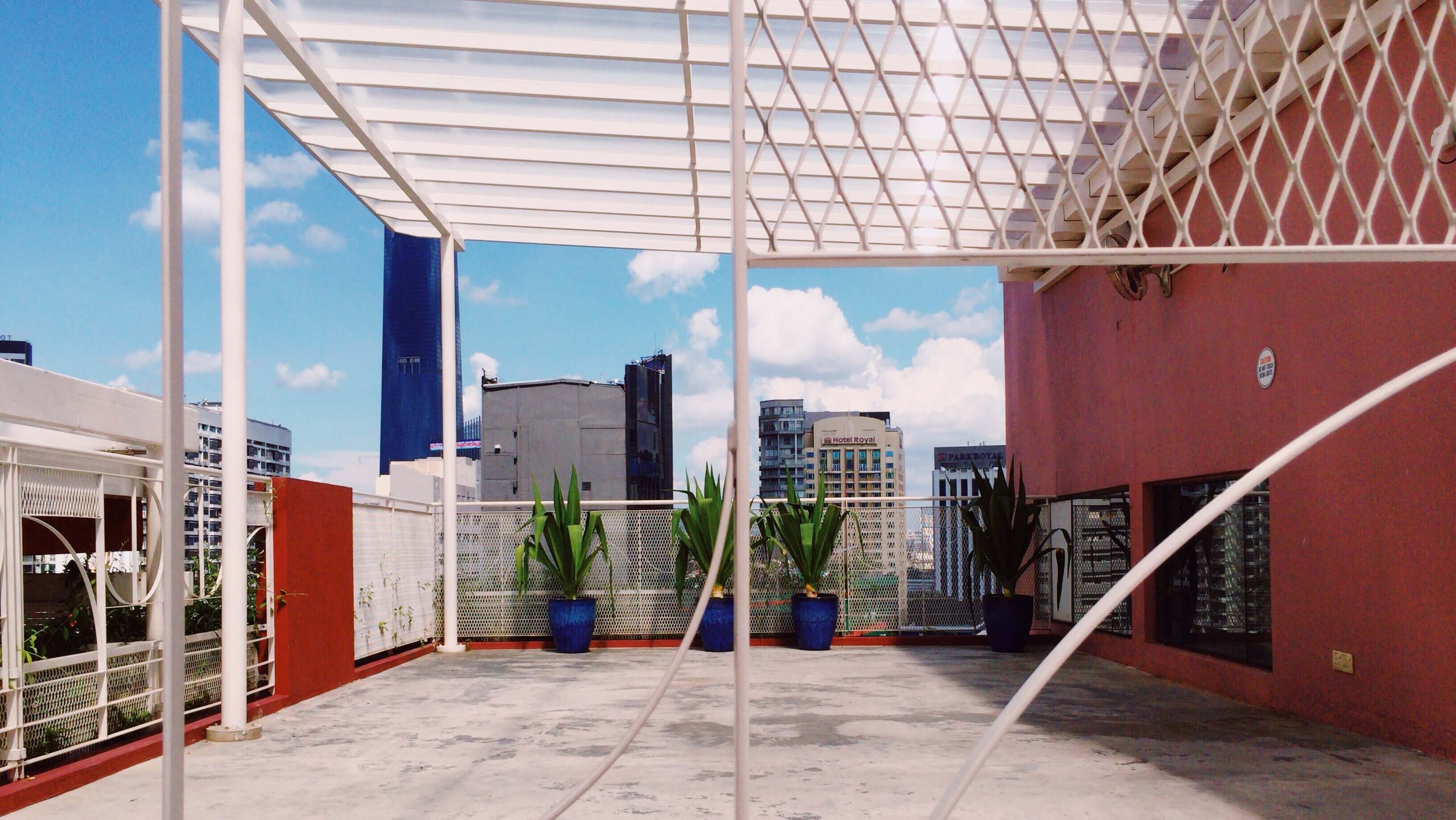 The Rooftop event space with Bukit Bintang city views